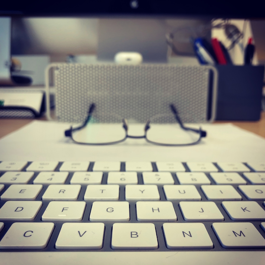 One of my desk setups. Macbook is now my goto machine.